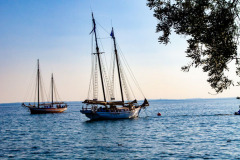 nostalgisches Segelschiff