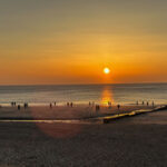Sonnenuntergang bei Westerland